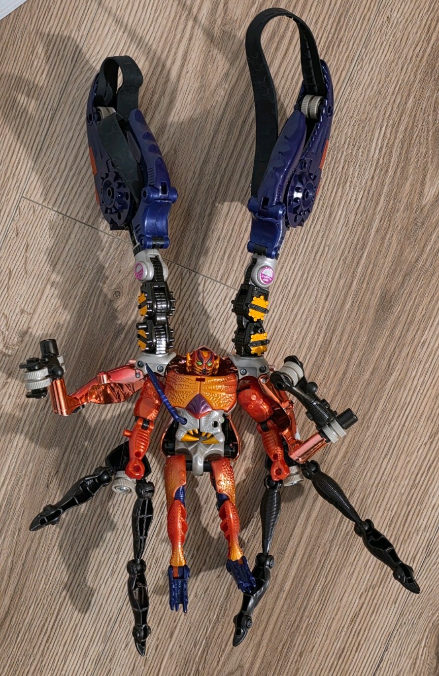 Hasbro 1998 Transformers Beast Wars Transmetals Modellino Rampage!!!