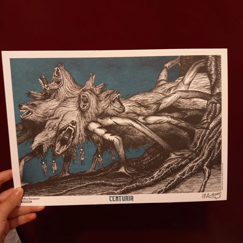 Ex-libris de la BD "Centuria" (T2)
24 cm par 34 cm