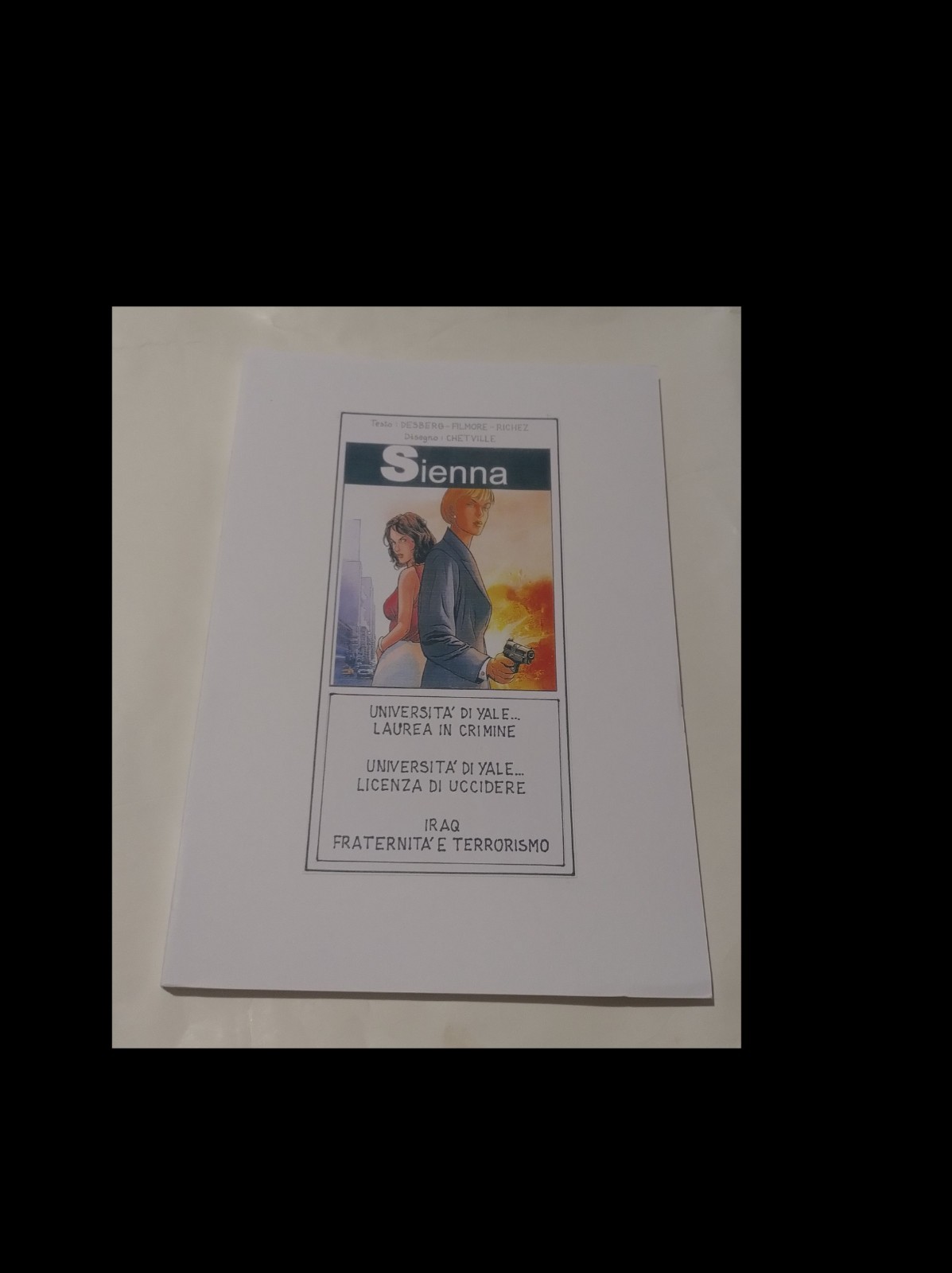 DESBERG/RICHEZ/CHETVILLE: SIENNA (ed. Eura - RILEGATO - lavoro artigianale)