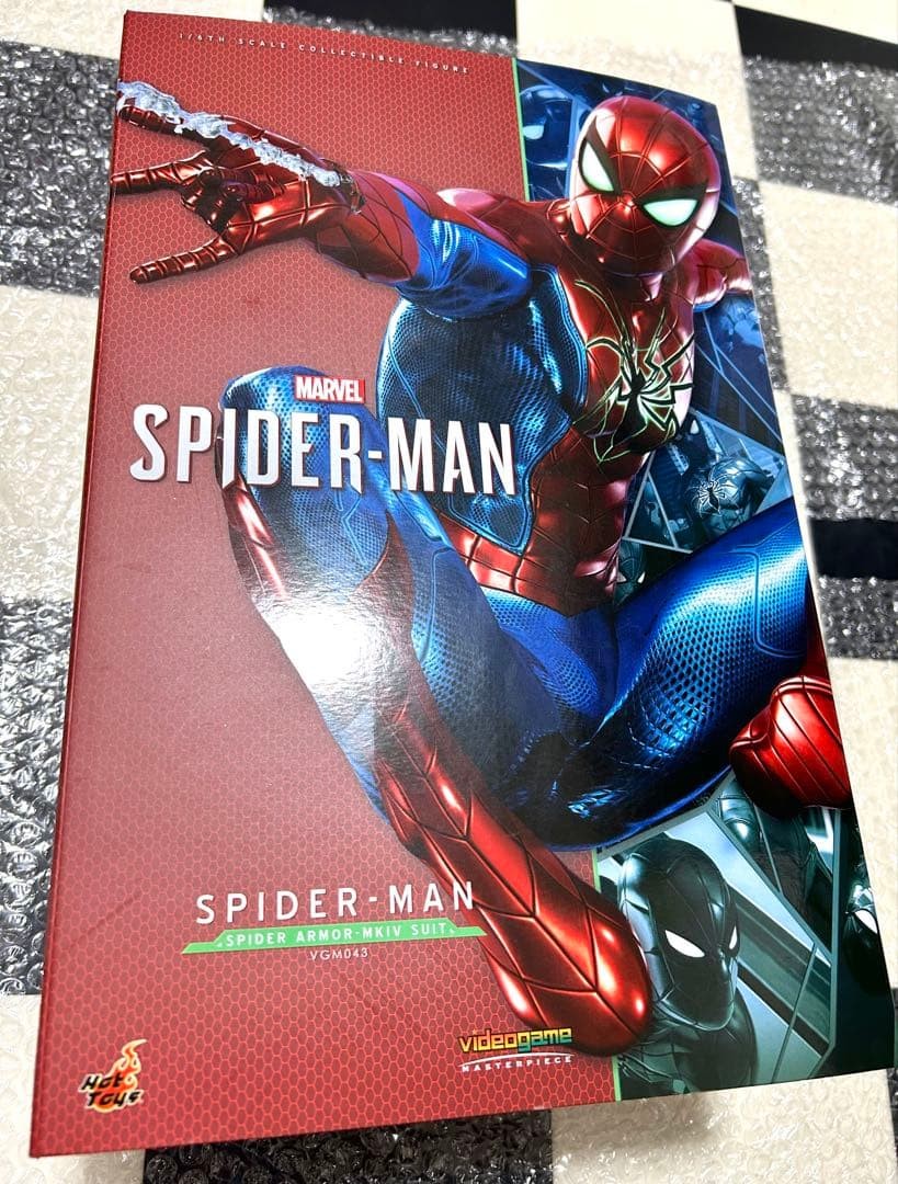 Hot Toys Videogioco Capolavoro Armatura Ragno MK IV Tuta 241325