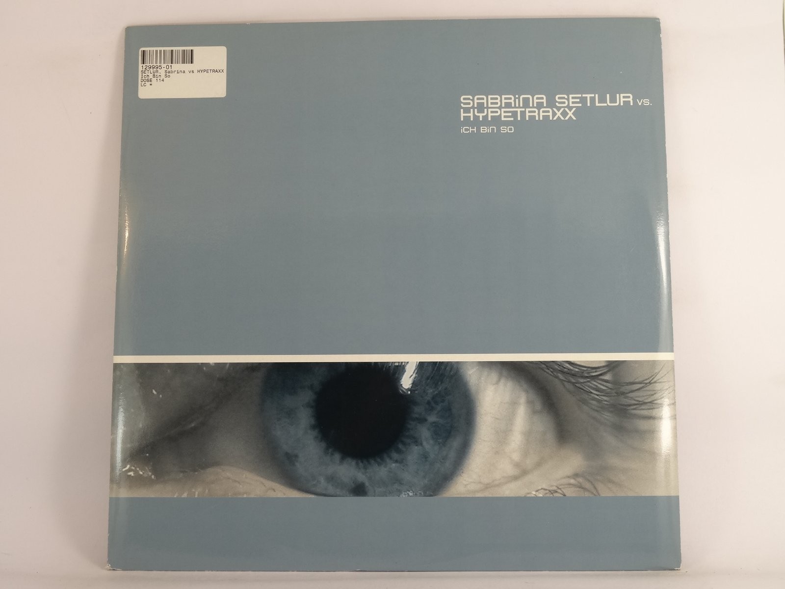 SABRINA SETLUR VS. HYPETRAXX ICH BIN SO (423) 2 Track 12" Single including Pictu