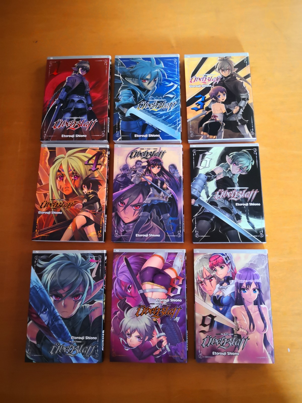 UBELBLATT DAL N.01 AL N.09  ANIME MANGA ETOROUJI SHIONO JPOP 