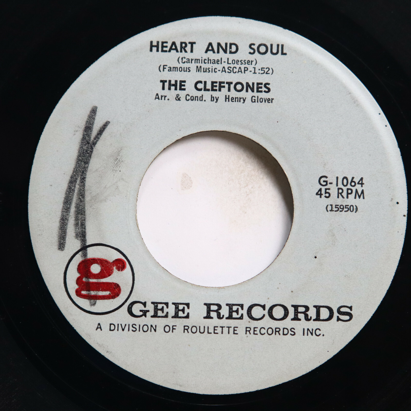 CLEFTONES - HEART AND SOUL / HOW DO YOU FEEL - DOO WOP 45