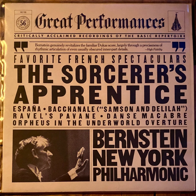 Vinyl: Leonard Bernstein - Favorite French Spectaculars 1982 Netherlands - NM/NM