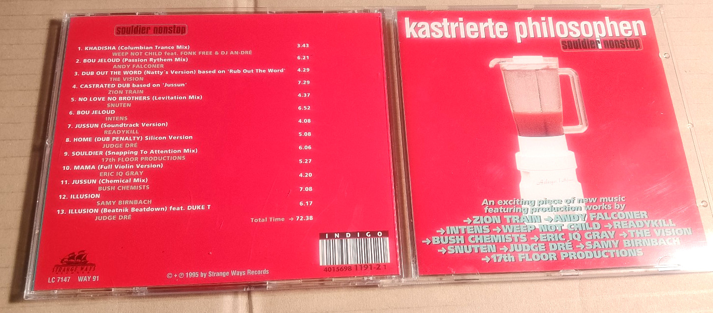 Kastrierte Philosophen – Souldier Nonstop     -  CD   - (JGD4117)