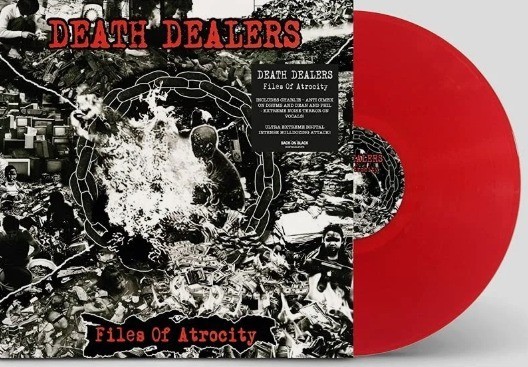 Death Dealers – Files Of Atrocity 2021 reissue red LP Album vinyl record MINT