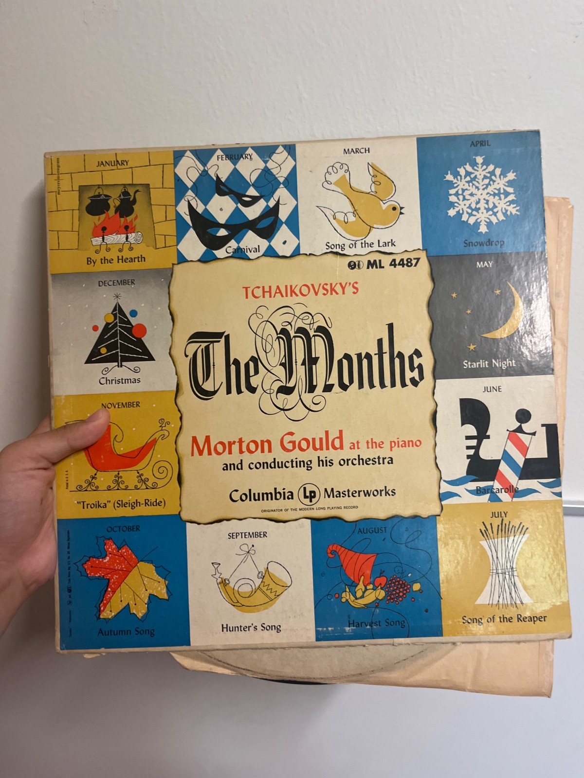 The Months, Op. 37a (Vinyl, 1951) Columbia Masterworks ML 4487 VG+ LP Record