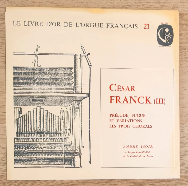 33T César Franck 3 prelude fugue et variations les trois chorals