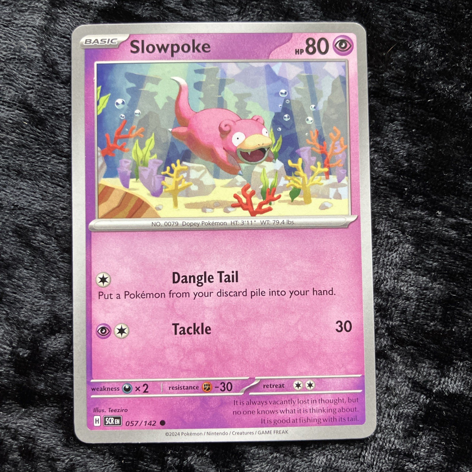 Slowpoke #057/142 SV07: Pokemon Corona Stellare quasi nuovo
