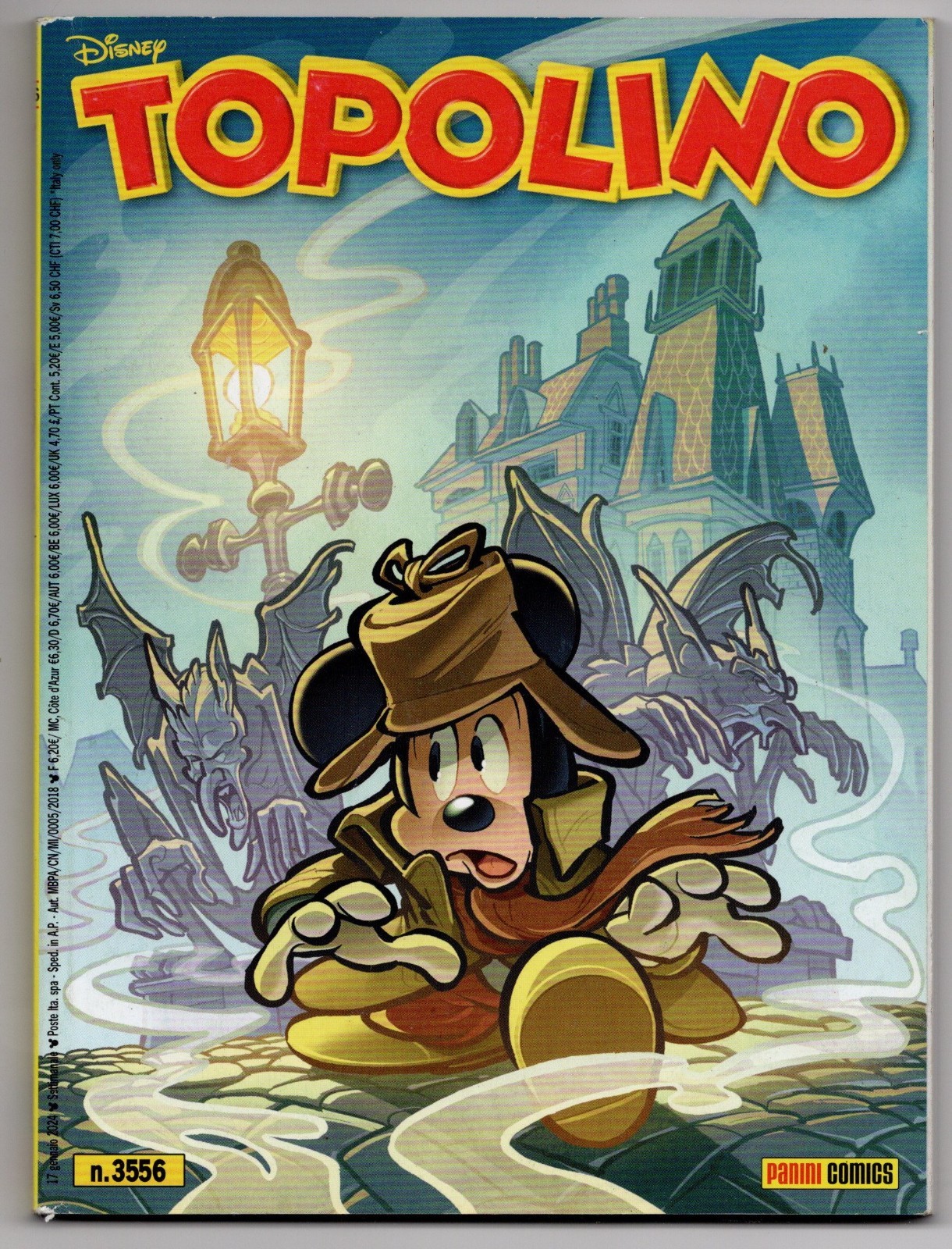 Fumetto Walt Disney Panini Comics Topolino N. 3556 gennaio 2024 - Usato