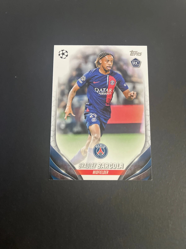 Bradley Barcola RC PSG Topps Flagship UCC