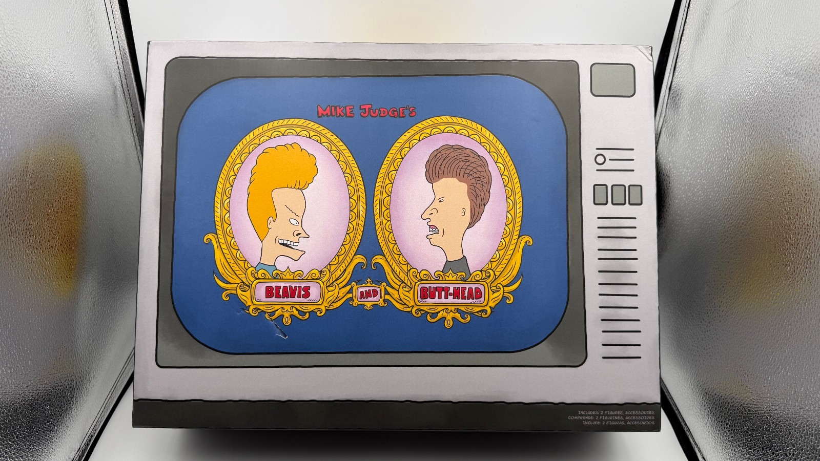 MONDO Beavis e Butt-Head Figure Edizione Standard No Divano Scatola Danneggiata