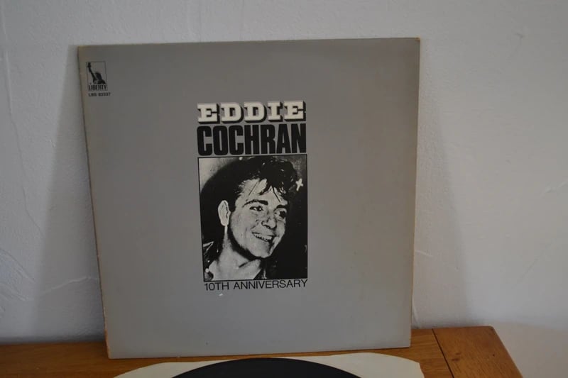 Disque vinyle 33T Eddie Cochran 1972