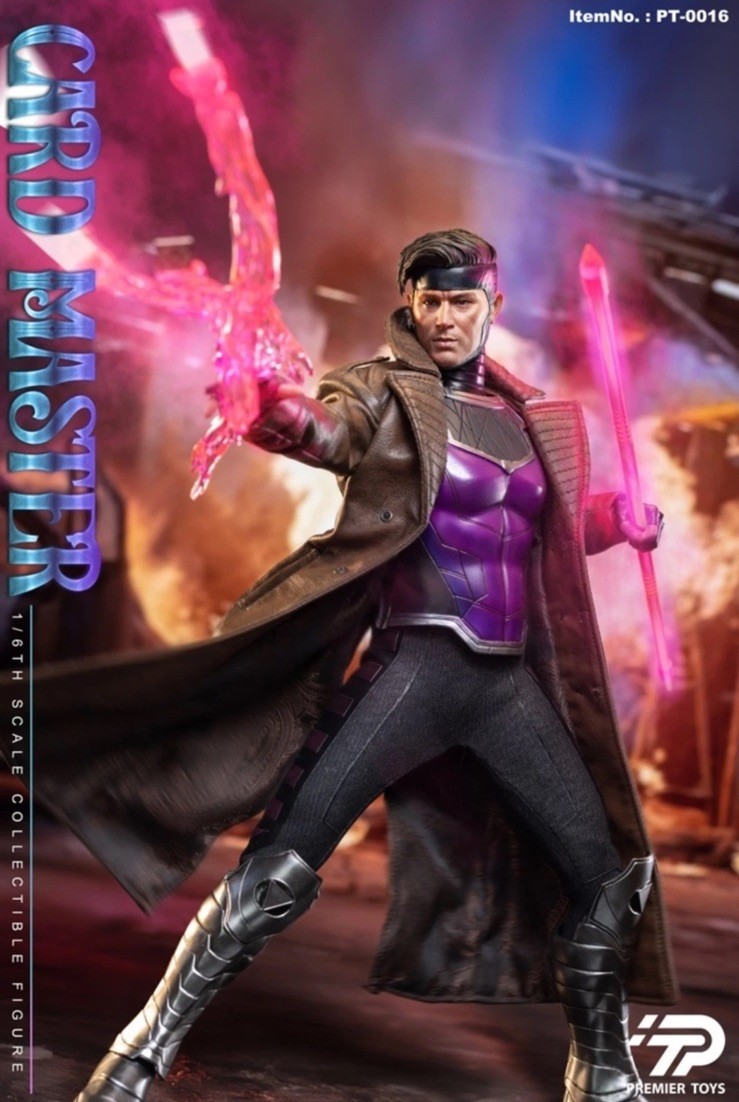 1/6 Premier Toys Card Master Gambit Deadpool Wolverine Figura 12" Tatum PT-0016