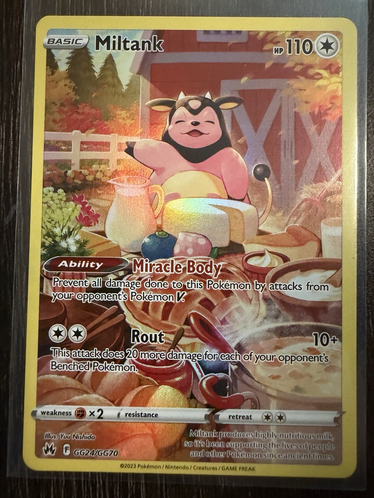 Pokémon TCG: Miltank GG24/GG70 - Corona Zenith: Galleria Galariana - NM