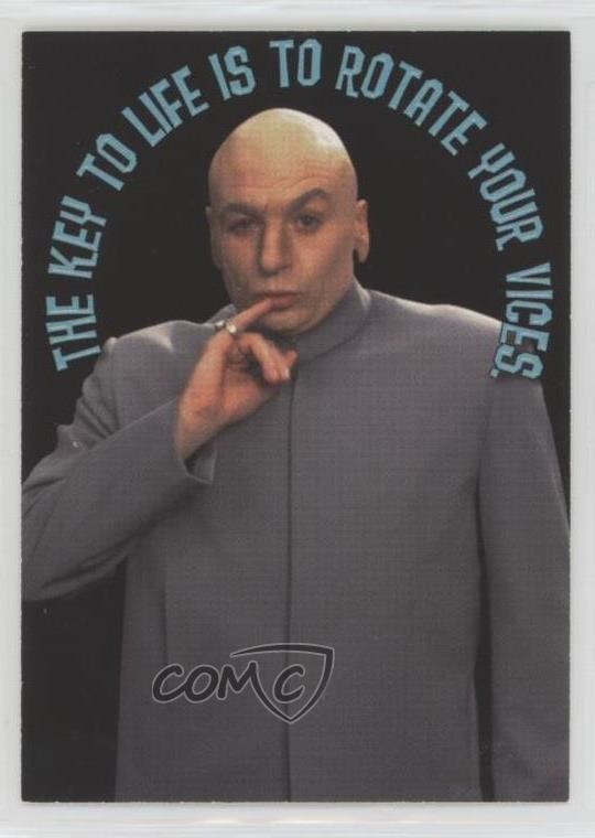 1999 Cornerstone Austin Powers The Spy Who Shagged Me Promo Dr Evil #P5 6or