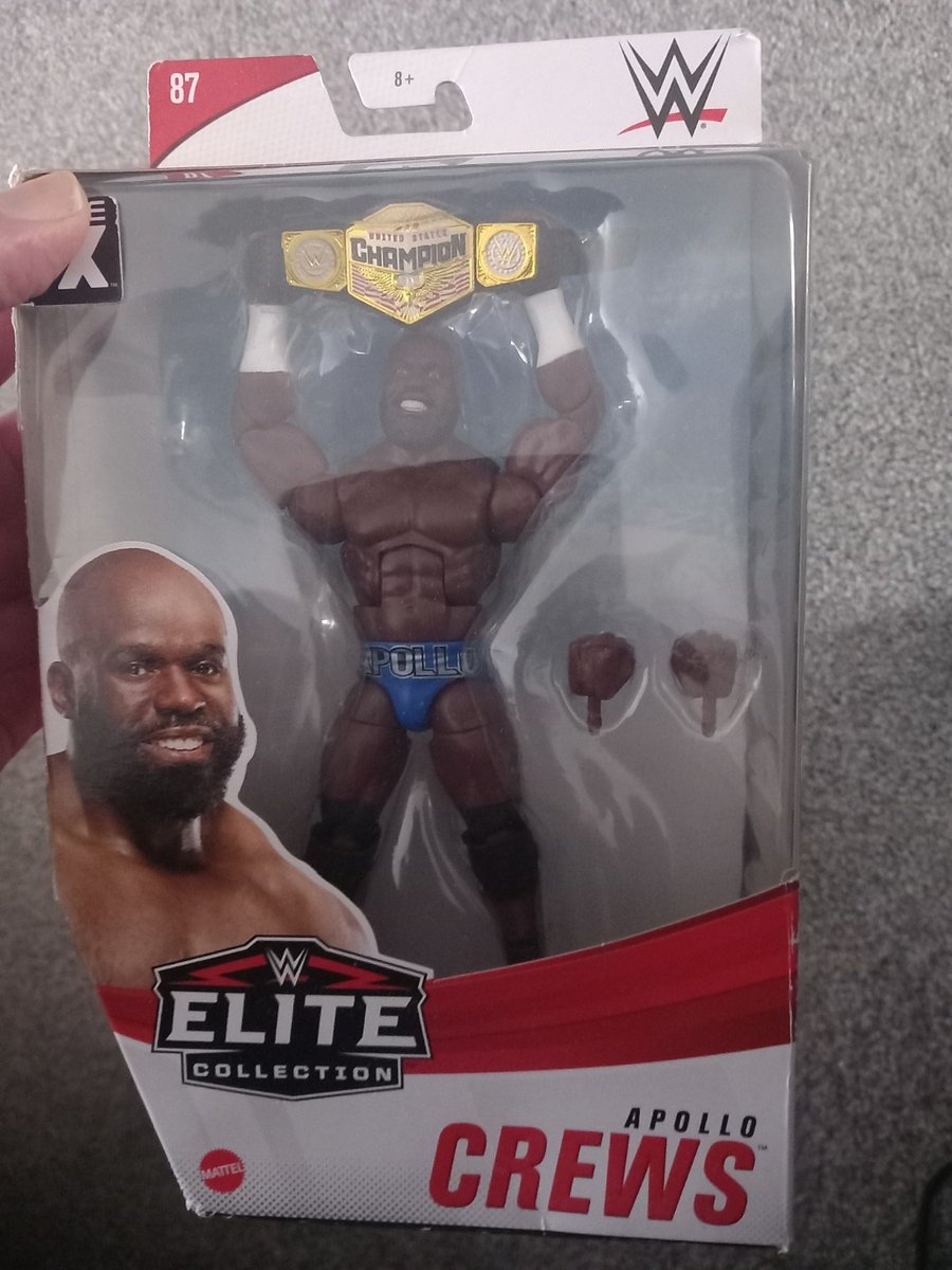 Mattel WWE Elite Series 87 Collection Apollo Crews TrueFX in scatola