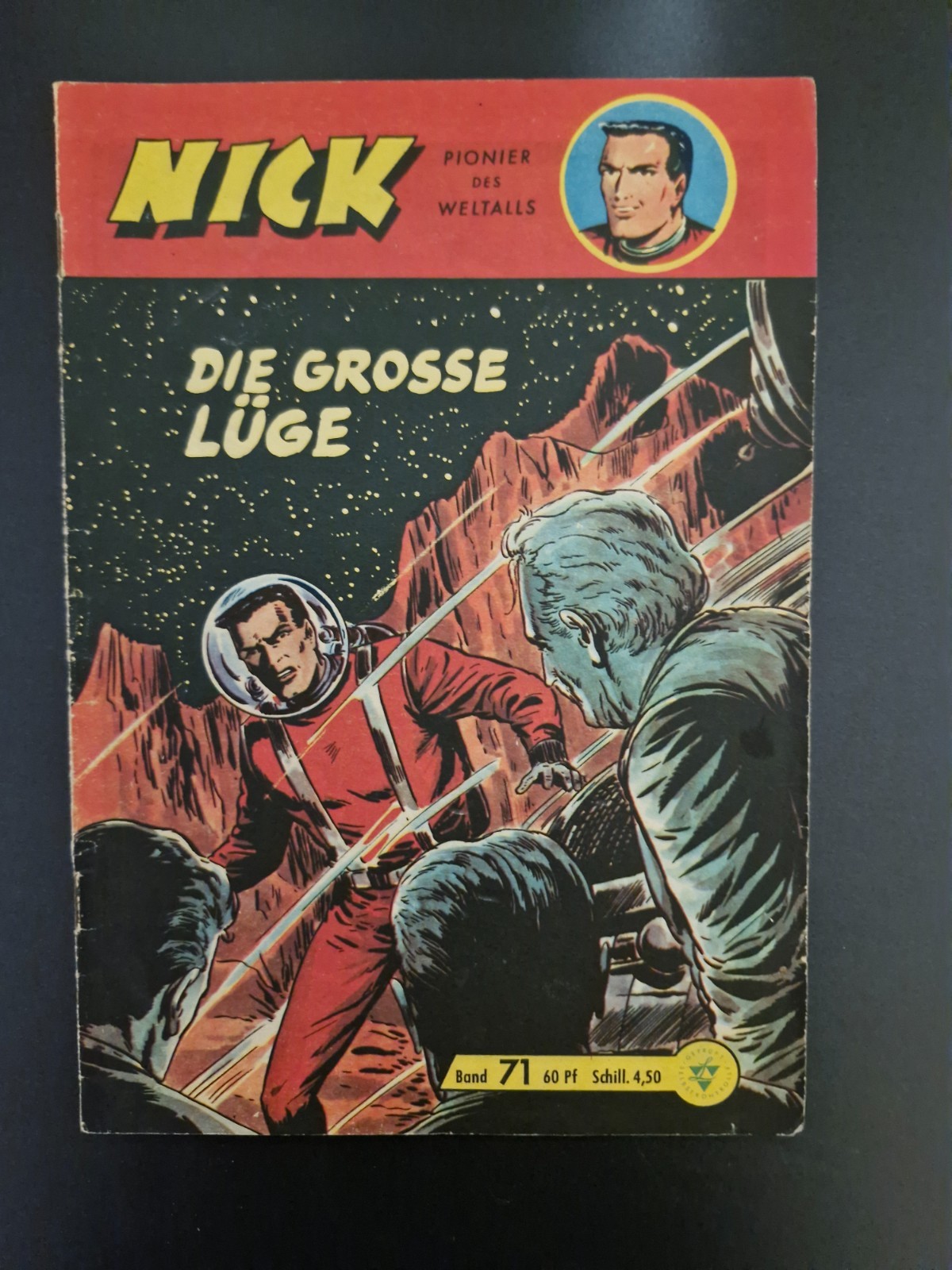 Nick fumetto n.71 (originale Lehning) Z1-2 con francobollo da collezione