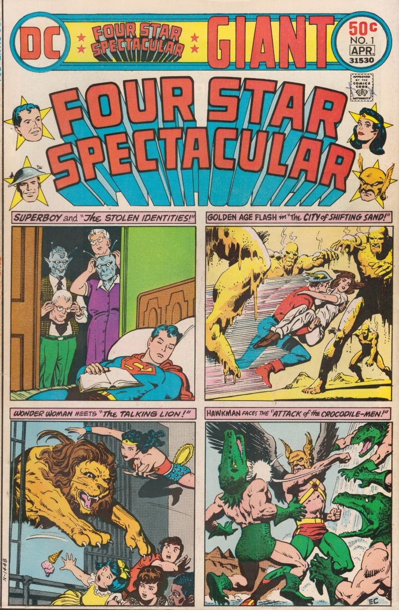 49513: DC Comics QUATTRO STELLE SPETTACOLARE #1 grado VF