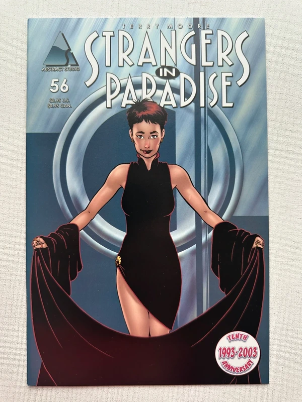 Strangers in Paradise 56 Cover by Terry Moore (1996 Homage/Abstract)