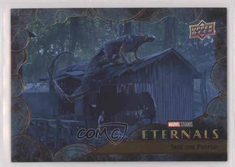 Upper Deck Marvel Eternals Blu 2023 183/299 Deviante Salva il Popolo! #22 11w3