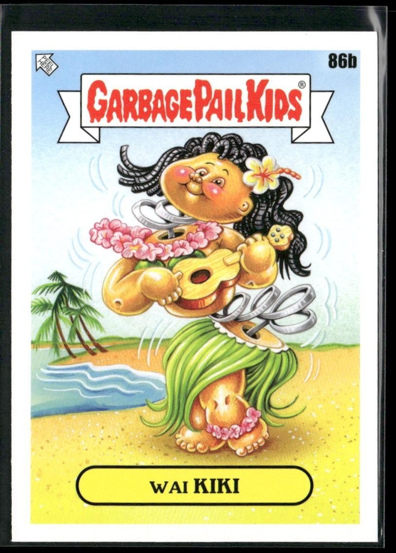 Garbage Pail Kids WAI KIKI 86b Sticker Card 2021 Topps Non-Sport Base Set