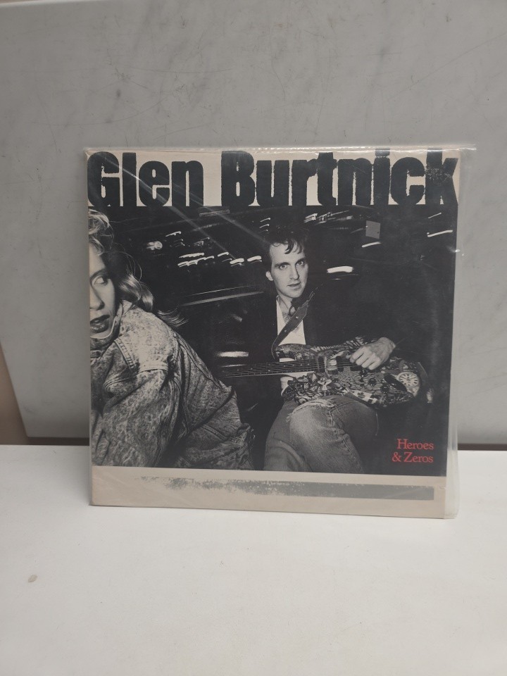 Glen Burtnick - Heroes & Zeros - Original UK LP (1987) (Styx)- TESTED