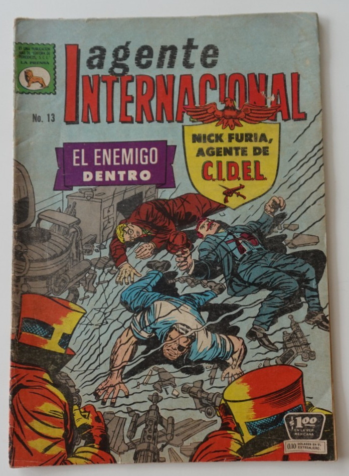 Cómic E. LA PRENSA/MEXICO AGENTE INTERNAZIONALE "C.I.D.E.L." 1967 #13