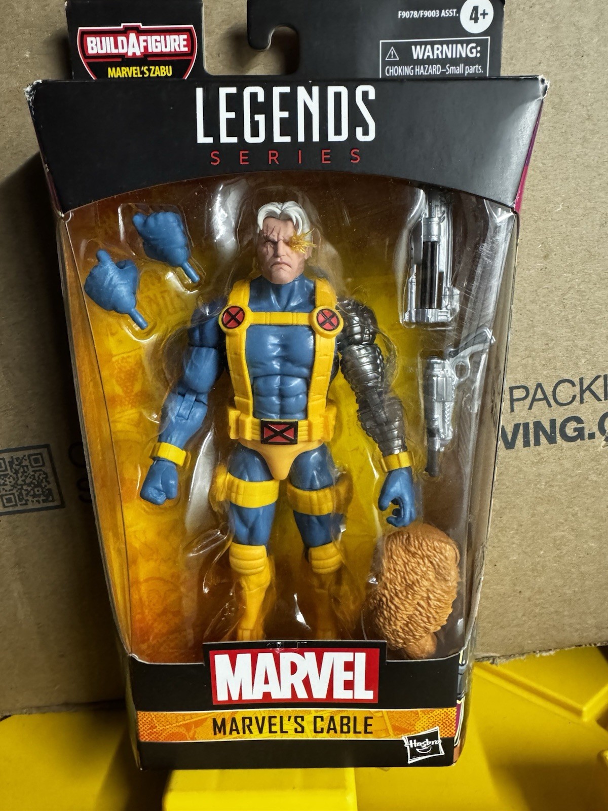 Modellino Hasbro X-Men 2024 Marvel Comic Legends serie ZABU CAVO scala 6"