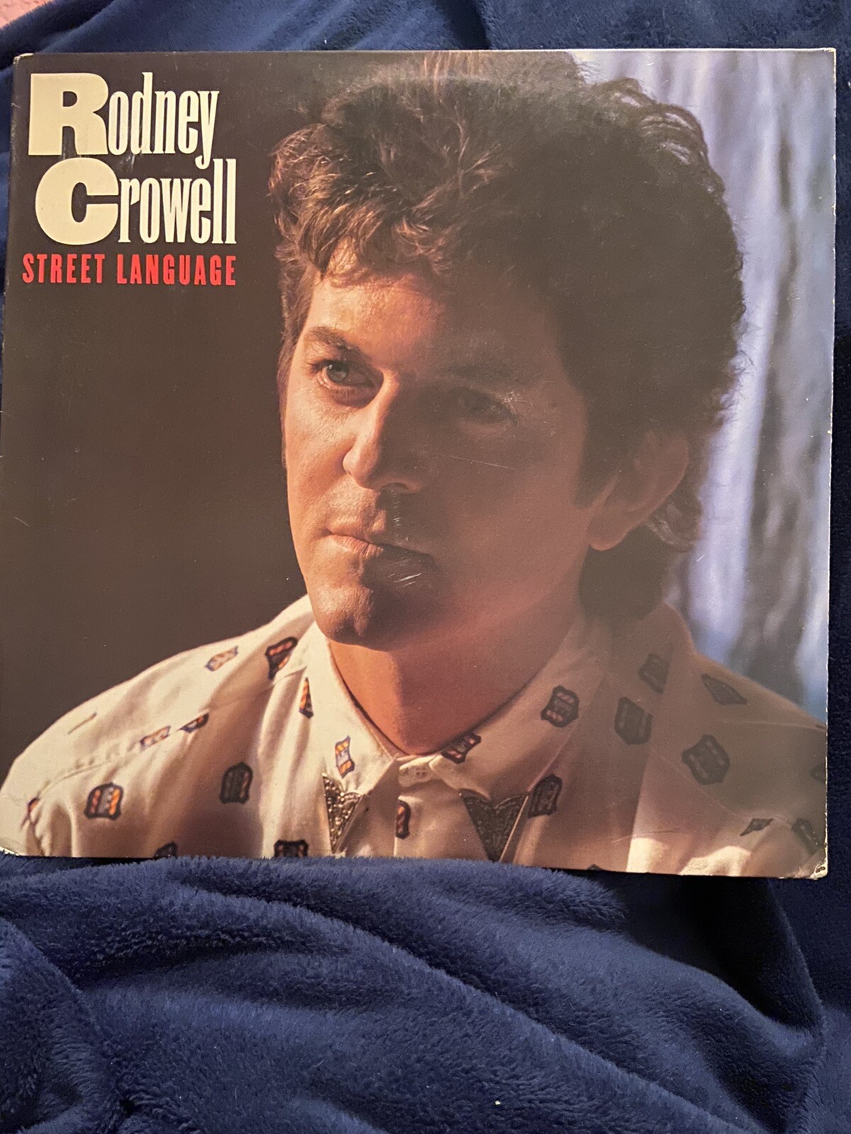 Rodney Crowell, Street Language, Promo Vinyl LP, CBS, 1986