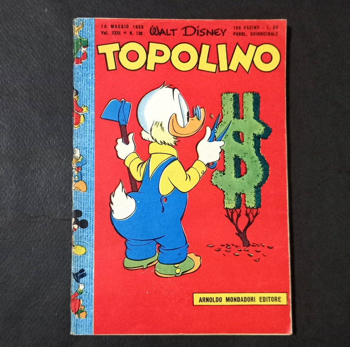 TOPOLINO LIBRETTO 138 del 1956 - PIÙ CHE OTTIMO - Con bollino. Leggi descrizione