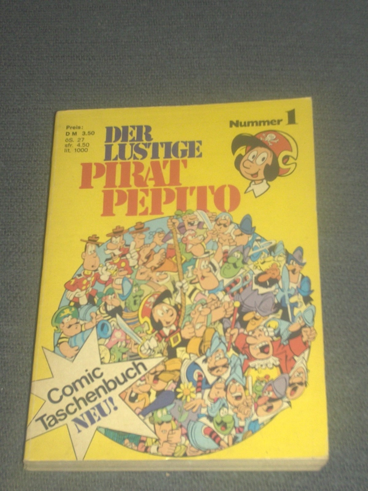 IL DIVERTENTE PIRATA PEPITO FUMETTO TASCABILE VOLUME N.1