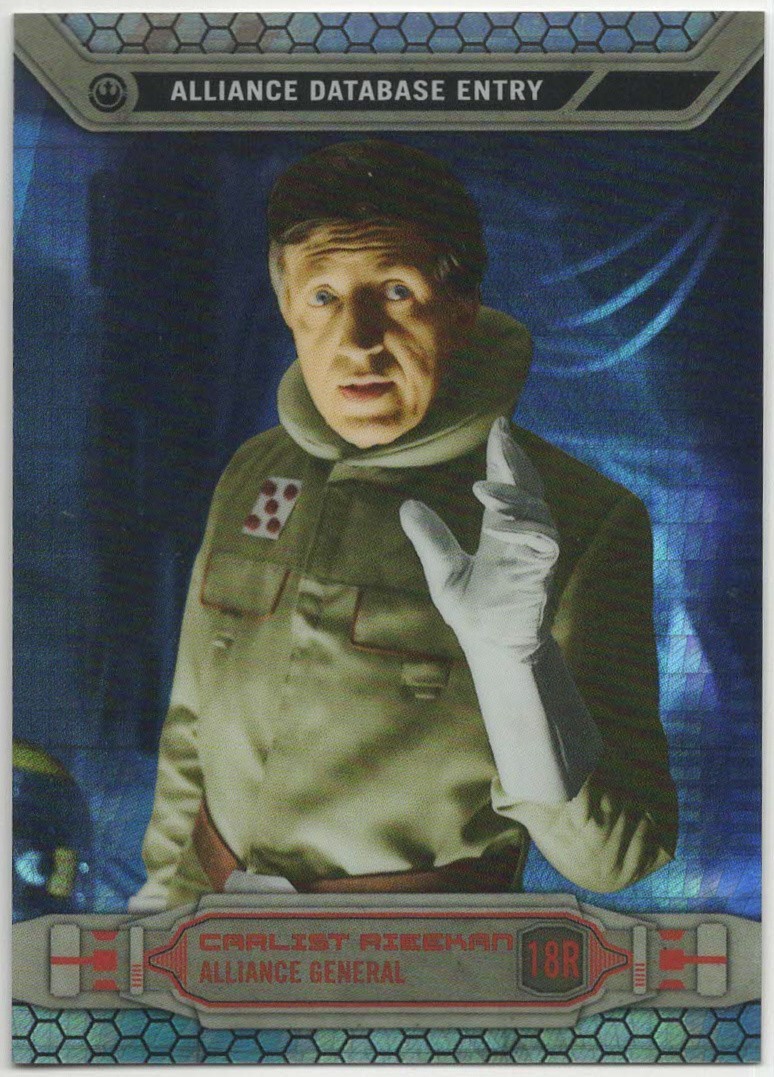 2014 Star Wars Chrome Perspectives "PRISMA RIFRATTORE" #18R...CARLIST RIEEKAN /199
