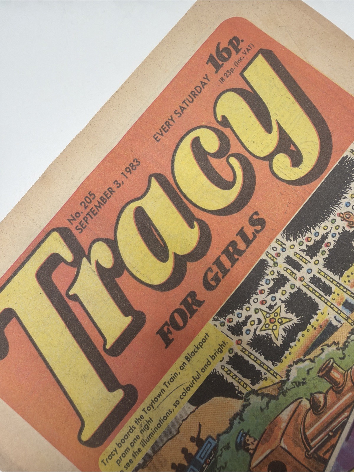 VINTAGE TRACY COMIC - No 205 SEPTEMBER 3rd 1983 -  Vintage 80s Comic Nostalgia