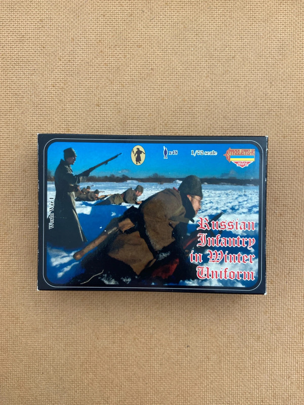 Strelets MO17 Russian Infantry in Winter Uniform 1:72