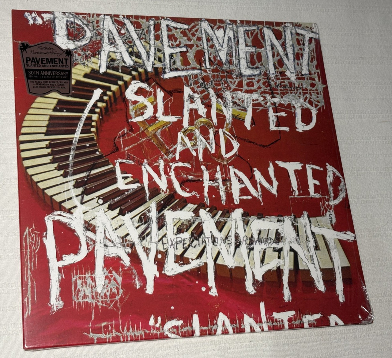 Pavement - Slanted & Enchanted LP Matador OLE-038 NM 2022 30th Anv Red Splatter