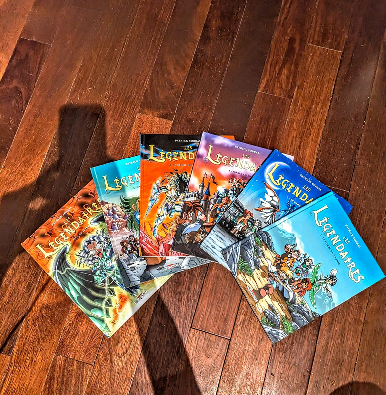 Lot 6 premiers tomes Légendaire