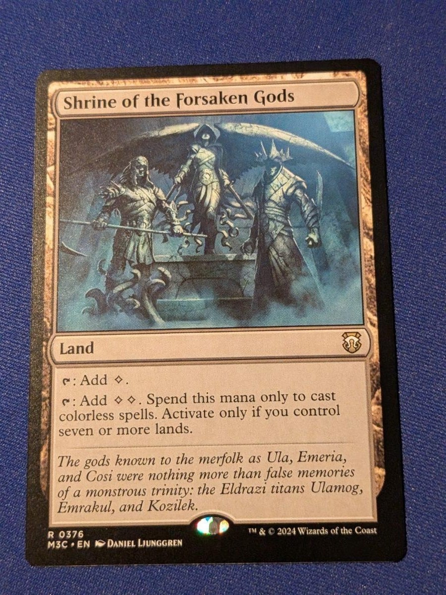 Santuario degli Dei Rinnegati Orizzonti Moderni 3 Commander #376 Nuovo con etichette MTG