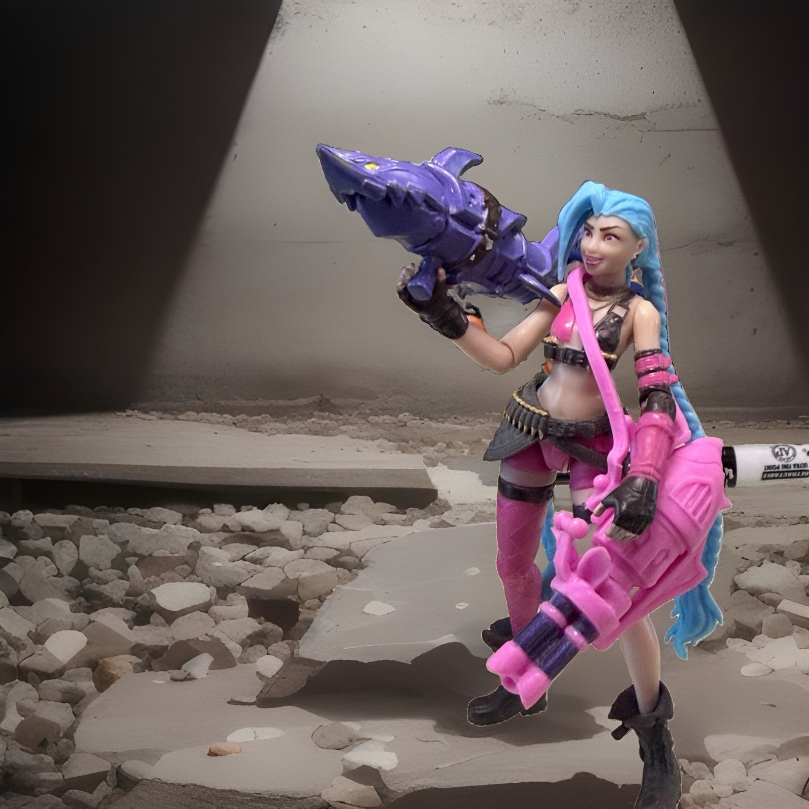 Jinx Fortnite New League of Legends 3.75" Action Figure 2021 Spin Master 2