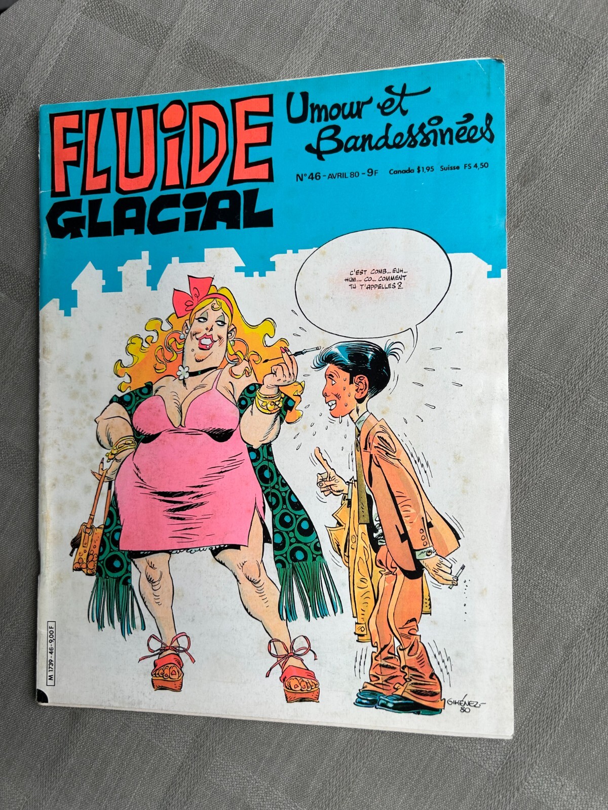 FLUIDE GLACIAL N°46 AVRIL 1980 EN BON ÉTAT
