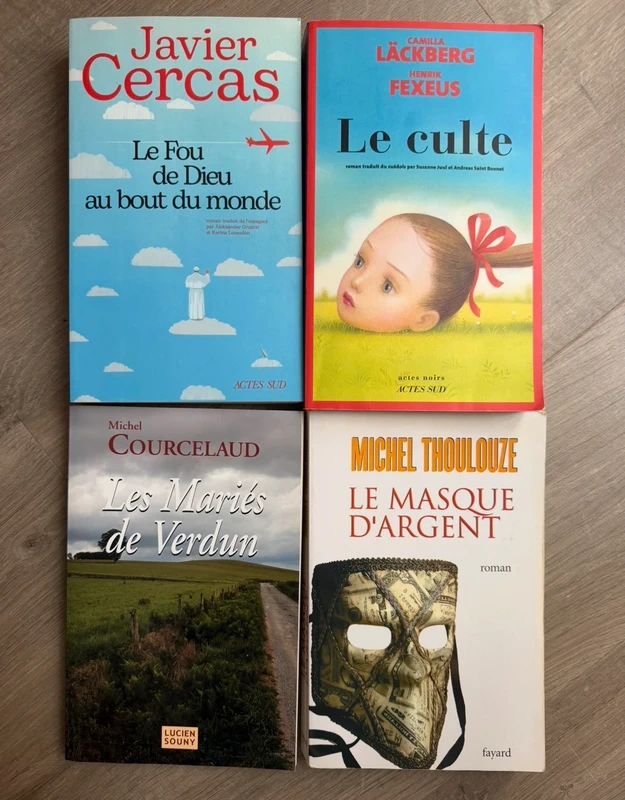 🔸📙lot 4 grands livres brochet 🔸📙
