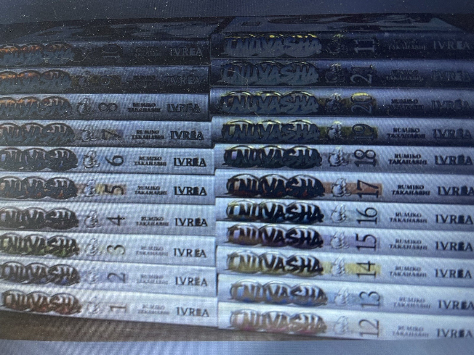 INUYASHA LOTTO DI 1-20 MANGA FUMETTI IVREA SPAGNOLO EN ESPAÑOL LEGGI UNA VOLTA