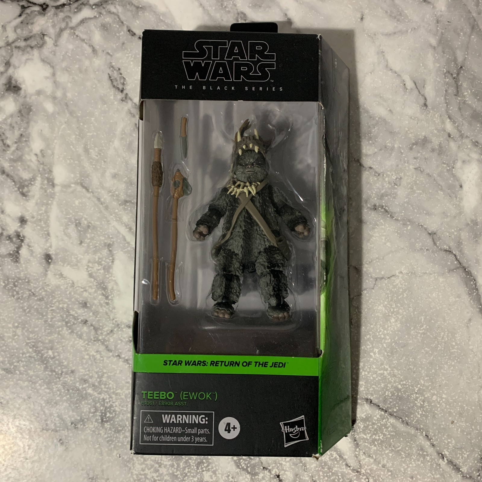 Teebo Black Series Star Wars Il Ritorno dello Jedi Ewok Nuovo Hasbro 2020 6"
