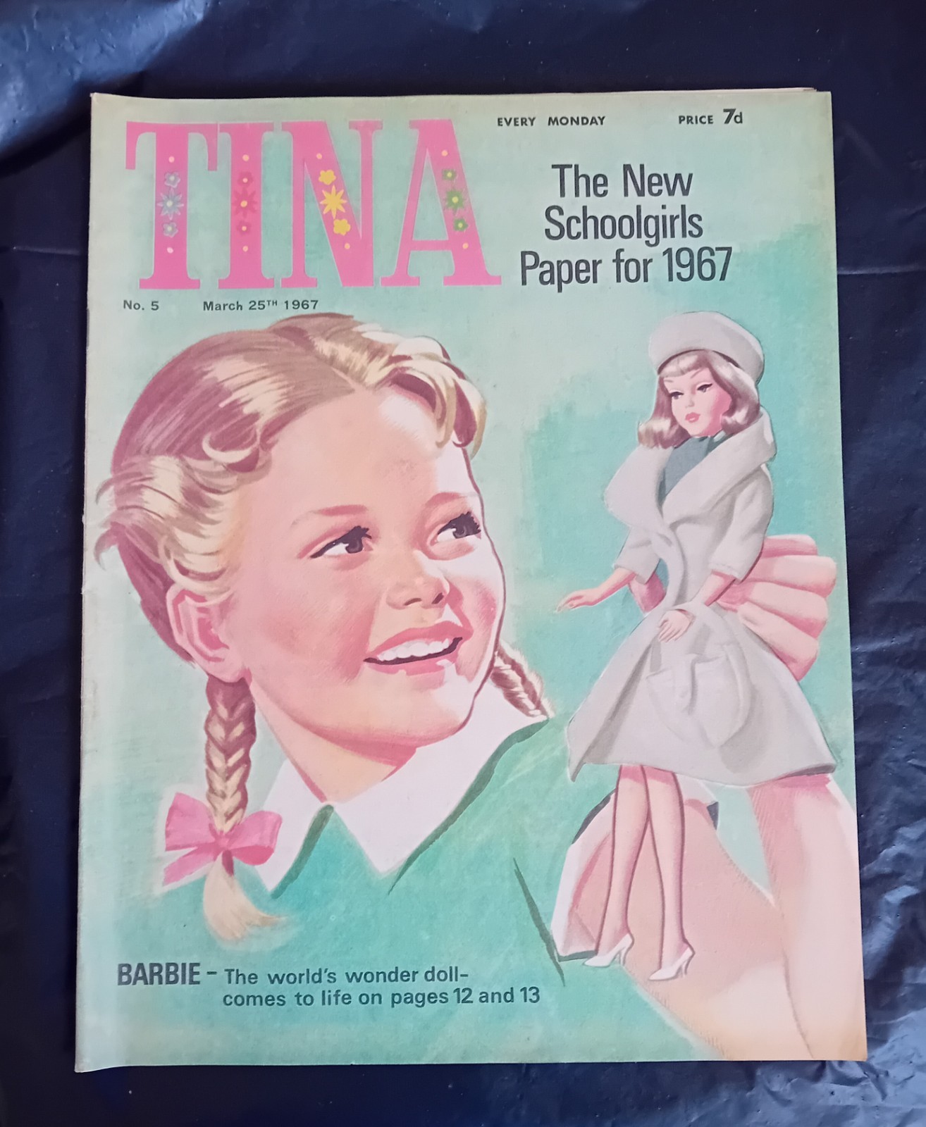 TINA comic #5 (25/03/1967). Jane Bond/Trolls/Black Beauty. FN-