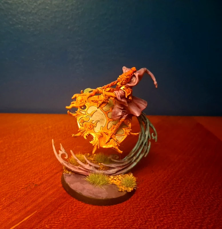Warhammer 1 Magister on Disc of Tzeentch / Magister sur disque de Tzeentch