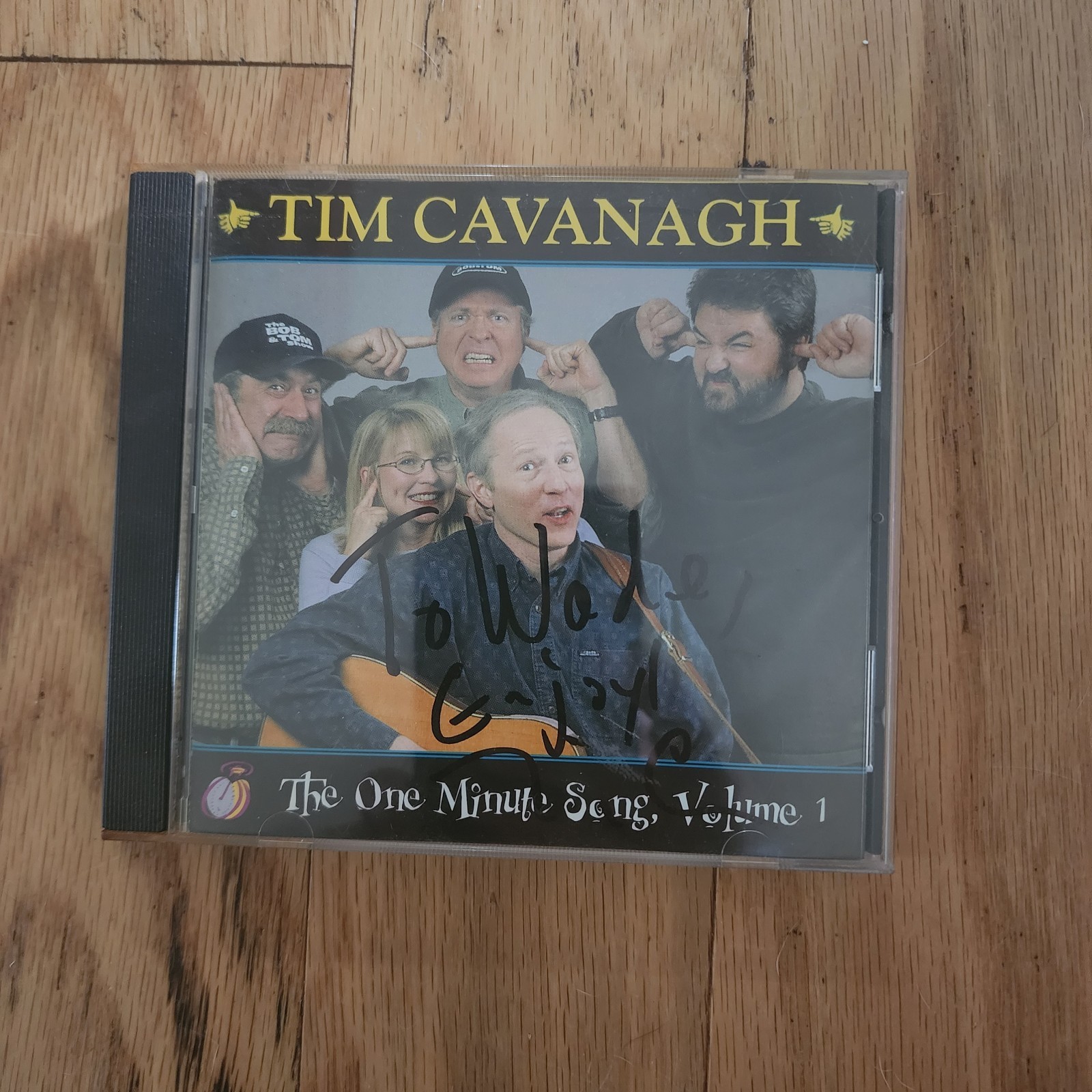 Tim Cavanagh The One Minute Song Volume 1 CD Autographed Signed