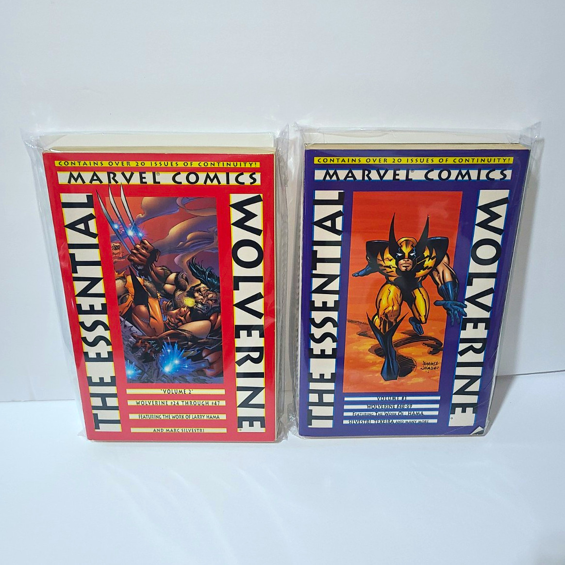 Marvel Comics L'essenziale Wolverine Vol. Lotto di 2 TPBS da 2 e 3 TPB