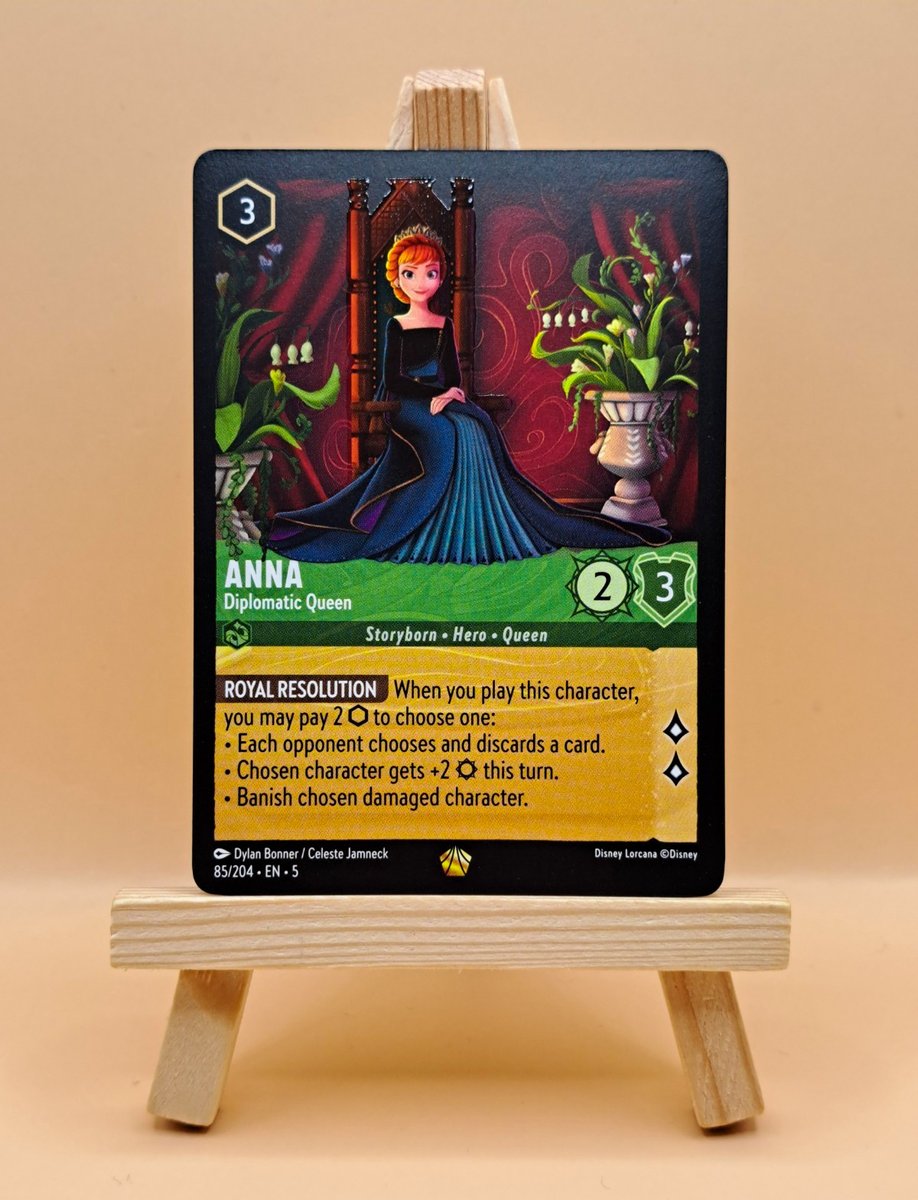 Anna - Diplomatic Queen 85/204 Legendary Shimmering Skies Disney Lorcana NM