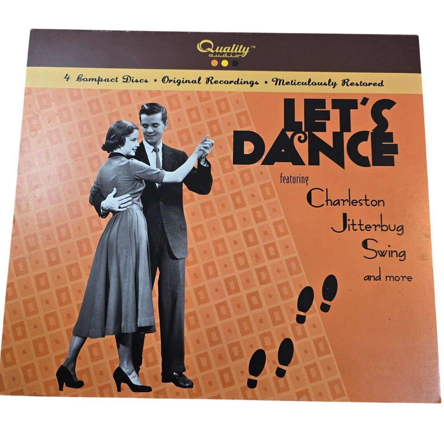 LET'S DANCE Charleston Jitterbug Swing and More...4 Compact Discs