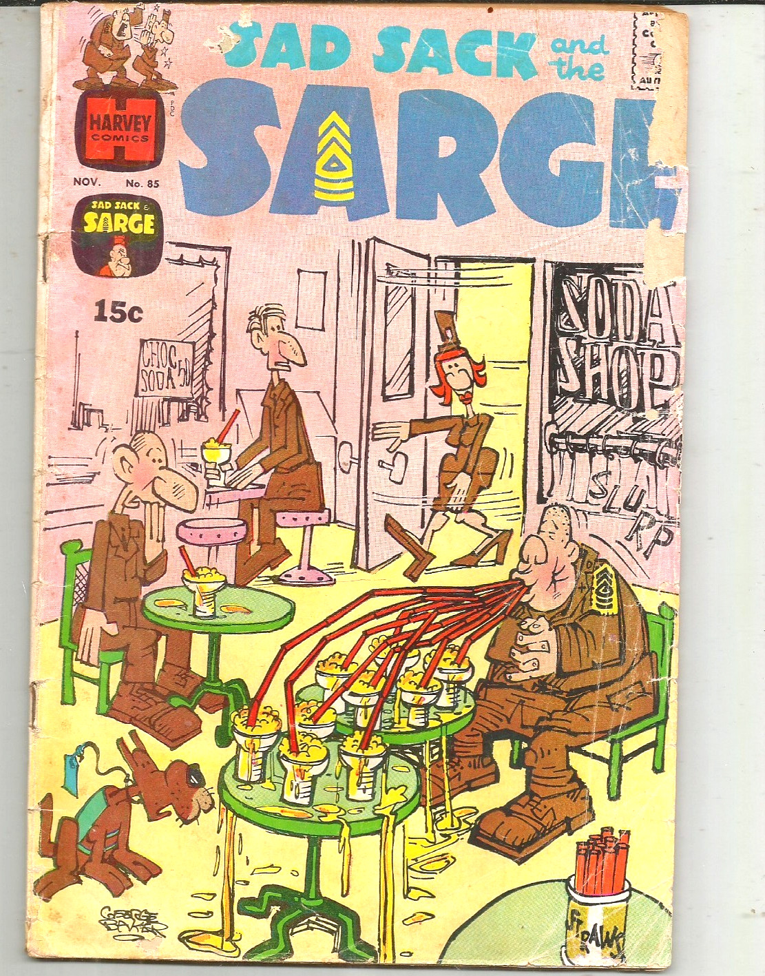 Harvey Comics Nov. '70 Sad Sack And The Sarge #85 15  '''LOW BIDS'''